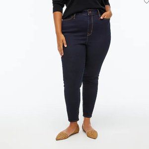 NWT J. CREW FACTORY JEANS CURVY 10" HIGH-RISE SIGNATURE STRETCH RINSE WASH